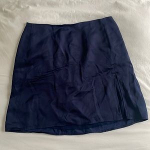 Aritzia Sunday Best Navy Skirt